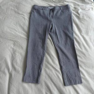 Ann Taylor LOFT High Waist Ankle Pants Women's Houndstooth